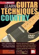 Learn Guitar Techniques Country Guitar and Fretted sheet music cover